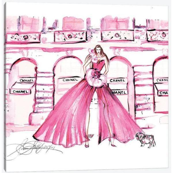 ȃI}[WA[g Pink Shop Watercolor Vl LoXA[g G CeA ͗lւ zj