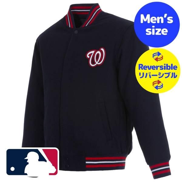 MLB公式 メンズ スタジャン バーシティジャケット リバーシブル
