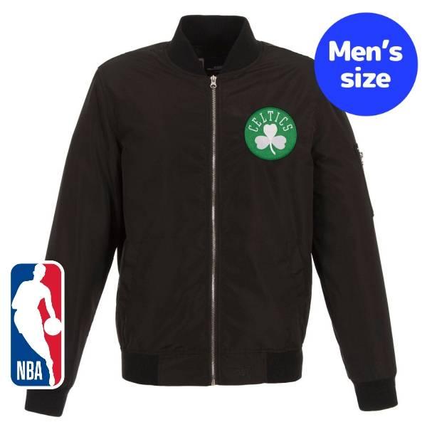 NBA公式 メンズ ナイロンジャケット アウター スタジャン ジャンパー