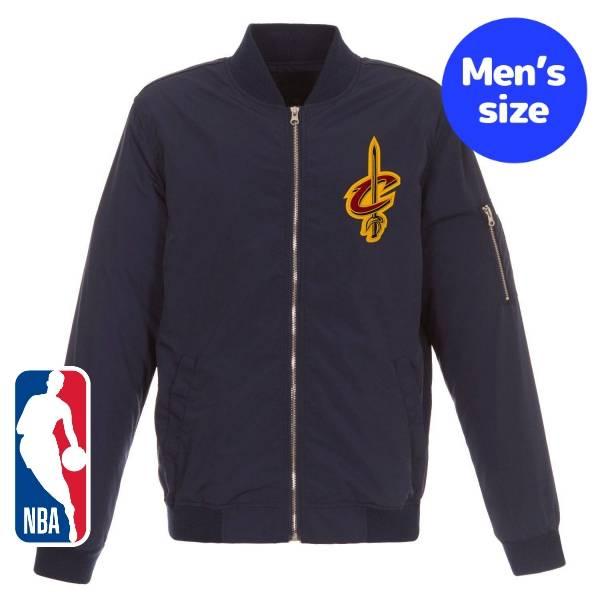 NBA公式 メンズ ナイロンジャケット アウター スタジャン ジャンパー