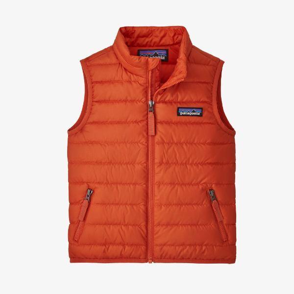 Patagonia パタゴニア 子供用アウター 防寒ダウンベストジャケット Metric Orange 男の子用 女の子用 Pg Usキッズウェア 通販 Yahoo ショッピング