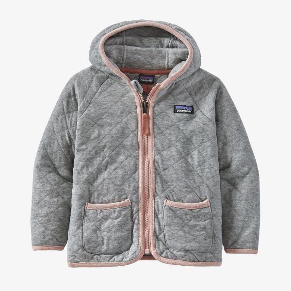 Patagonia パタゴニア 子供用アウター オーガニックコットンフード付きキルティングジャケット Salt Grey 男の子用 女の子用 Pg Usキッズウェア 通販 Yahoo ショッピング