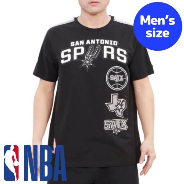Pro Standard プロスタンダード NBAオフィシャル メンズ Tシャツ 半袖トップス サンアントニオ・スパーズ SAN ANTONIO SPURS RETRO CLASSIC STRIPED T-SHIRT