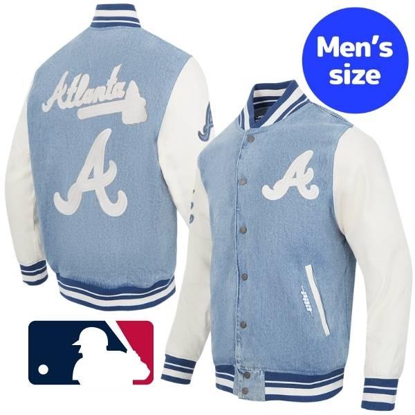 MLB アトランタ　ブレーブス　ジャケット　pro standard プロスタンダード MLB公式 メンズ スタジャン アウター バーシティ