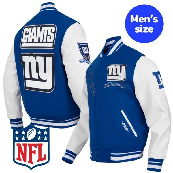NEW YORK GIANTS NFL スタジアムジャンパー 90's NFL New York Giants ナイロン スタジャン アワードジャケット