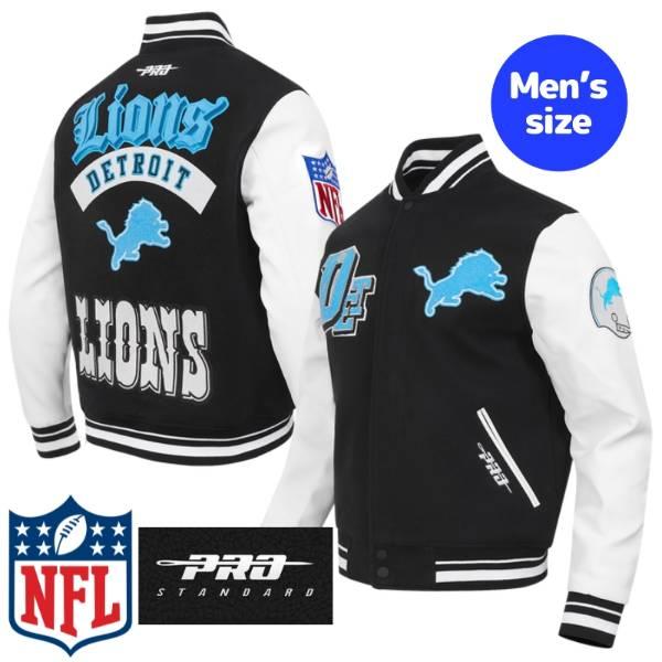 デトロイト・ライオンズ NFLスタジャン NFL公式 メンズ アウター スタジャン ジャケット ジャンパー プロ