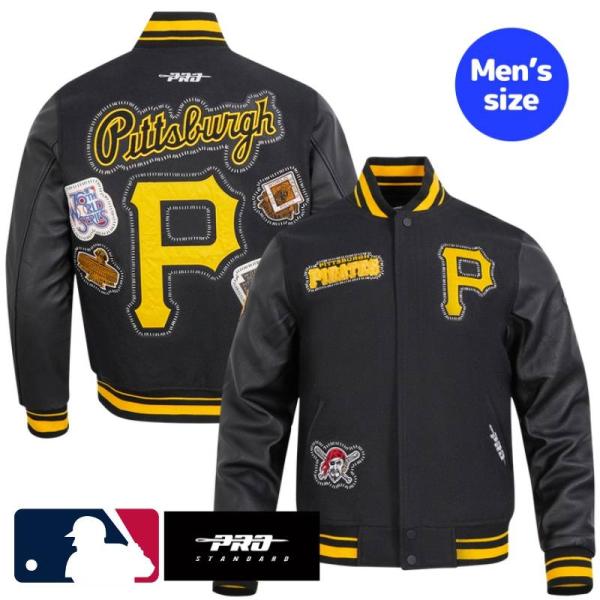 MLB公式 正規品 メンズ アウター スタジャン ジャケット ピッツバーグ