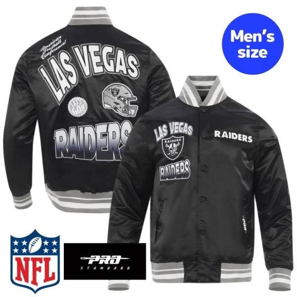 NFL公式 正規品 メンズ アウター スタジャン サテンジャケット