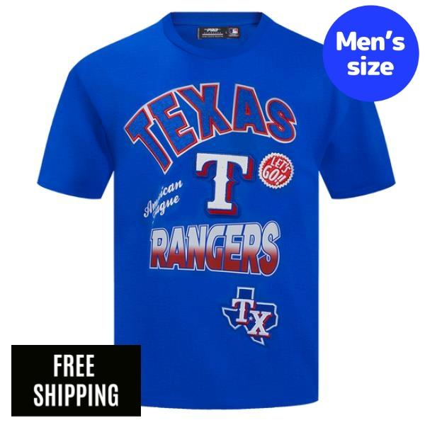MLB レンジャーズ メンズ Tシャツ プロスタンダード Pro Standard TEXAS RANGERS TURN IT UP MEN'S CJ DROP SHOULDER TEE
