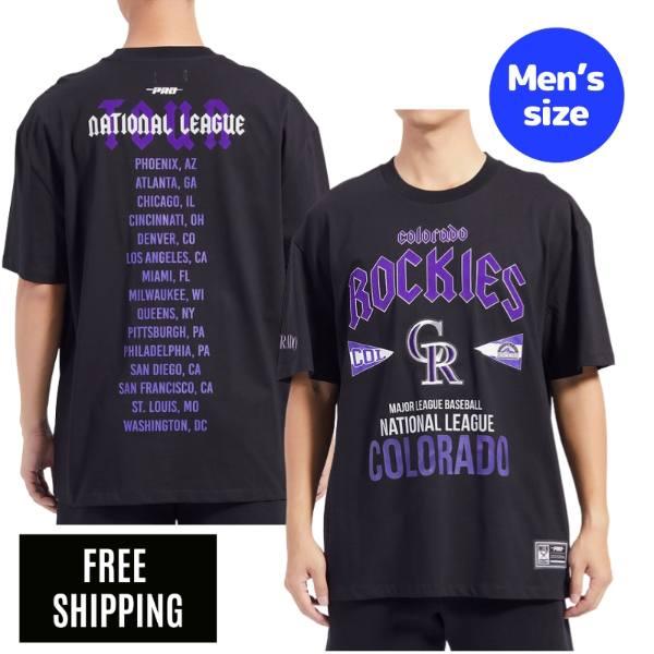 MLB ロッキーズ 菅野智之 メンズ Tシャツ プロスタンダード Pro Standard COLORADO ROCKIES CITY TOUR CJ DROP SHOULDER TEE