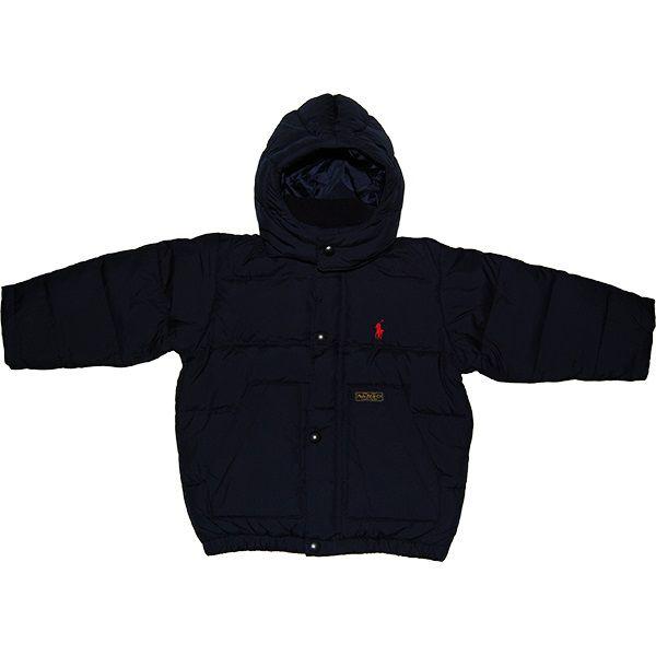 POLO RALPH LAUREN ラルフローレン 男の子用ネイビーフード付き防寒 