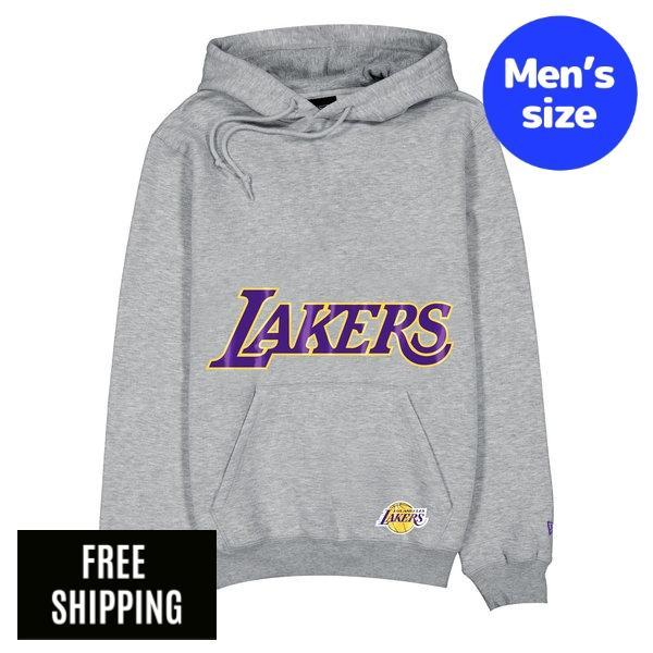 NBA メンズ パーカー 長袖トップス レイカーズ New Era ニューエラ Los