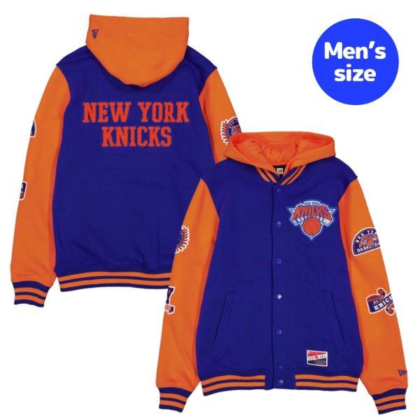 NYニグロリーグ スタジャン　袖ピッグスキン　サイズL NEW ERA（ニューエラ） NBA ニューヨーク・ニックス メンズ スタジャン