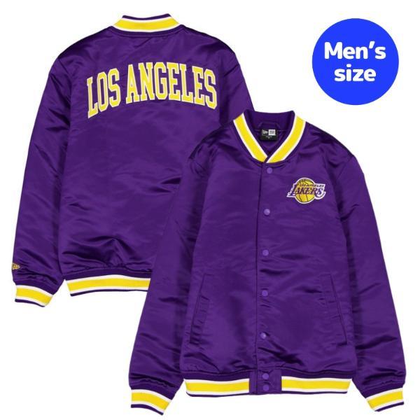 NBA ロサンゼルス・レイカーズ スタジャン ジャケット Lakers Lサイズ NEW ERA（ニューエラ） NBA ロサンゼルス・レイカーズ メンズ