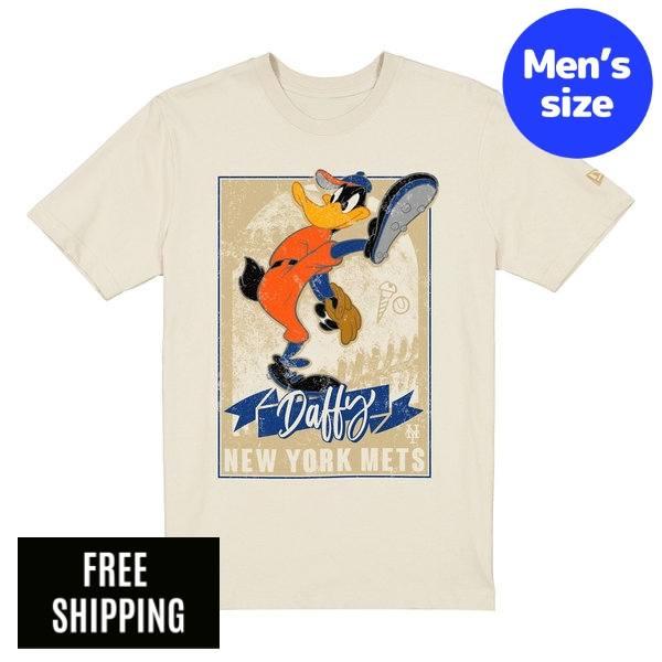 MLB ニューヨーク・メッツ 千賀滉大 メンズ Tシャツ メジャーリーグ ニューエラ New Era New York Mets Daffy Duck