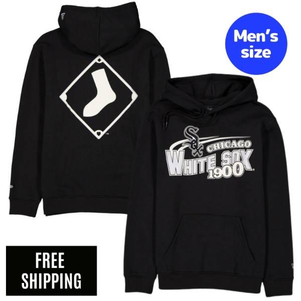 MLB メジャーリーグ シカゴ・ホワイトソックス 村上宗隆 メンズ パーカー New Era ニューエラ Chicago White Sox Retro Black Hoodie