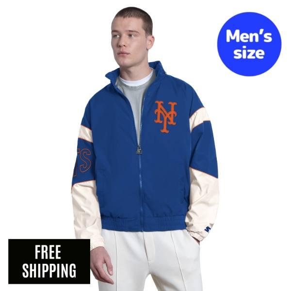 MLB ニューヨーク・メッツ 千賀滉大 メンズ ウィンドブレーカー ジャケット Starter スターター メジャーリーグ NEW YORK METS