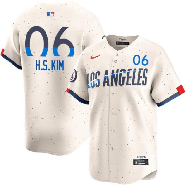 MLB キム・へソン 金慧成 ドジャース Nike ナイキ ユニフォーム Hyeseong Kim Los Angeles Dodgers City Connect Limited Jersey