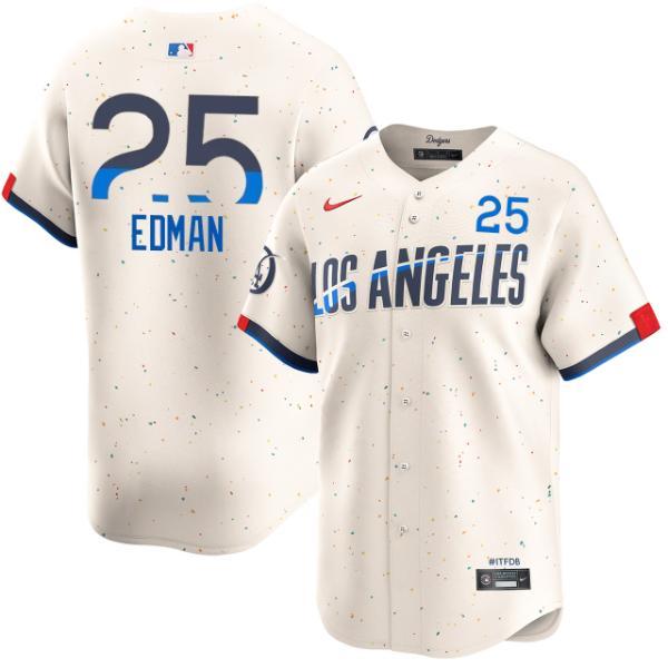 MLB トミー・エドマン ドジャース Nike ナイキ ユニフォーム Tommy Edman Los Angeles Dodgers City Connect Limited Jersey