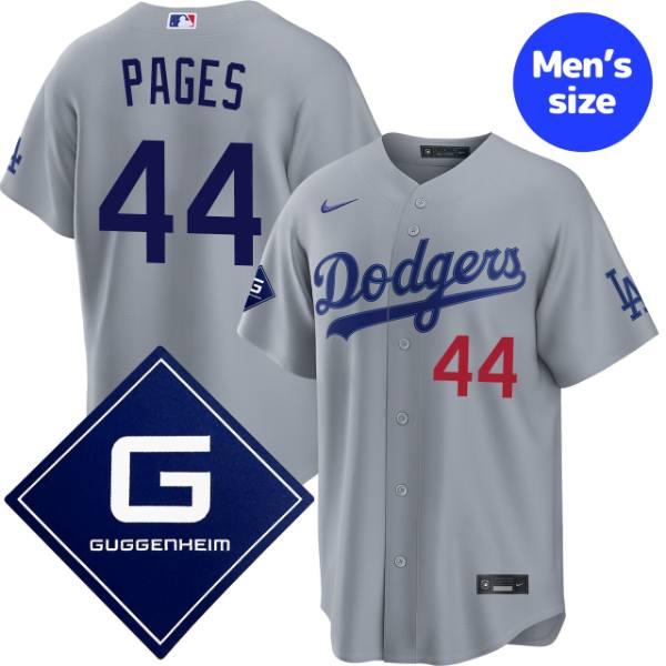 MLB ロサンゼルス・ドジャース アンディ・パヘス Nike ナイキ ユニフォーム Los Angeles Dodgers Road Stadium Jersey グッゲンハイムパッチ付き ユニホーム