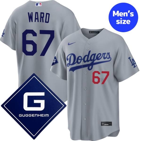 MLB ロサンゼルス・ドジャース ライアン・ウォード Nike ナイキ ユニフォーム Los Angeles Dodgers Road Stadium Jersey グッゲンハイムパッチ付き ユニホーム