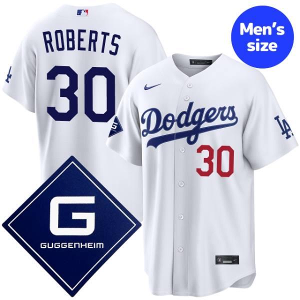 MLB ロサンゼルス・ドジャース デーブ・ロバーツ Nike ナイキ ユニフォーム Los Angeles Dodgers Home Stadium Jersey グッゲンハイムパッチ付き ユニホーム