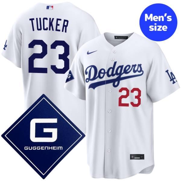 MLB ロサンゼルス・ドジャース カイル・タッカー Nike ナイキ ユニフォーム Los Angeles Dodgers Home Stadium Jersey グッゲンハイムパッチ付き ユニホーム