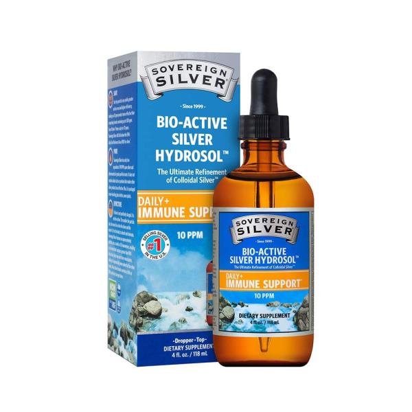 Sovereign Silver コロイダルシルバー Colloidal Silver 4oz (118 ml) / Colloidal