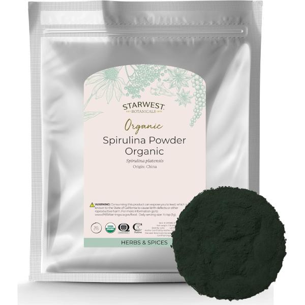 【商品説明】あなたの健康をサポートしてくれるStarwest Botanicals Organic Spirulina Powder。ビタミンE、マンガン、マグネシウム、鉄、亜鉛、カロテノイド、必須脂肪酸、ビタミンB複合体、銅を含む、ビタミ...