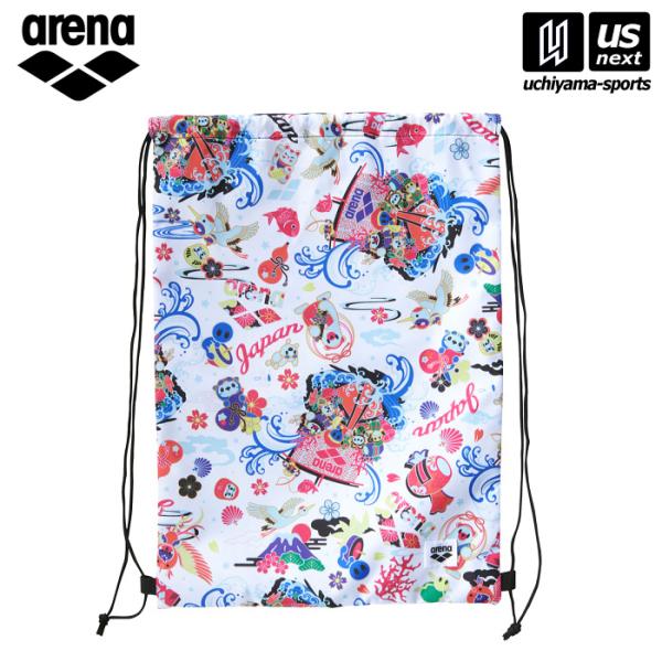 /メーカー アリーナ（arena）/品名 マルチバック/品番 AS5FBP33U/サイズ F（約W37×H53cm）/カラー WHBK（ホワイト）/素材 ポリエステル/生産国 中国/招集所持ち込み可能/メール便1枚まで可能アリーナ　aren...