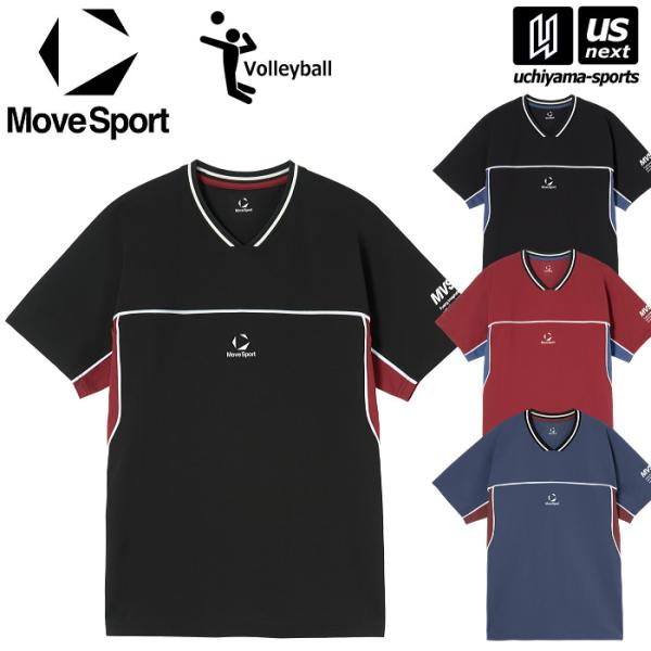 Move Sport バレーボールシャツ MOVESPORT (動画あり)デサント ムーブスポーツ バレーボール メンズ