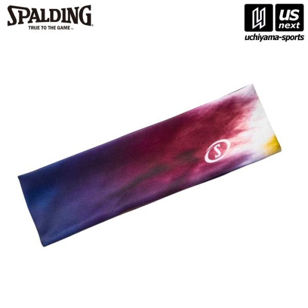 /メーカー スポルディング/品名 ヘッドバンド　ファストS　タイダイベルベット/品番 12-009TV/カラー マルチ/サイズ FREE SIZE(幅：6cm、頭位：44cm)/素材 ポリエステル95％・ポリウレタン5％/生産国 中国/すべ...