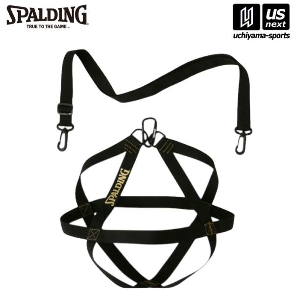/メーカー スポルディング/品名 ボールハーネス ブラック×ゴールド/品番 50-013GD/カラー ブラック×ゴールド/素材 ポリエステル/ベルト式のボールバッグ/5〜7号球のバスケットボールが収納可能/カラビナ付きで他のバッグにも接続可...