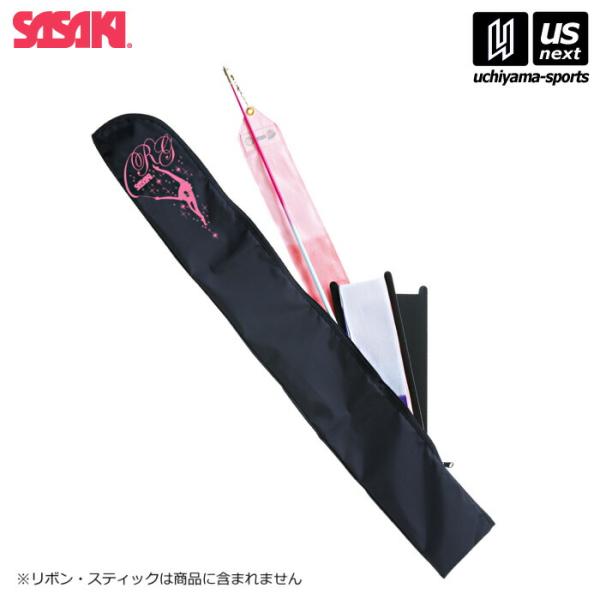 /メーカー ササキ（SASAKI） /品名 R．G．ガール　リボン・スティックケース /品番 AC-52 /カラー B×LMP（ブラック×ルミナスピンク） /サイズ 長さ：66cm　幅：9cm /素材 ナイロン100％ ※リボン、スティック...