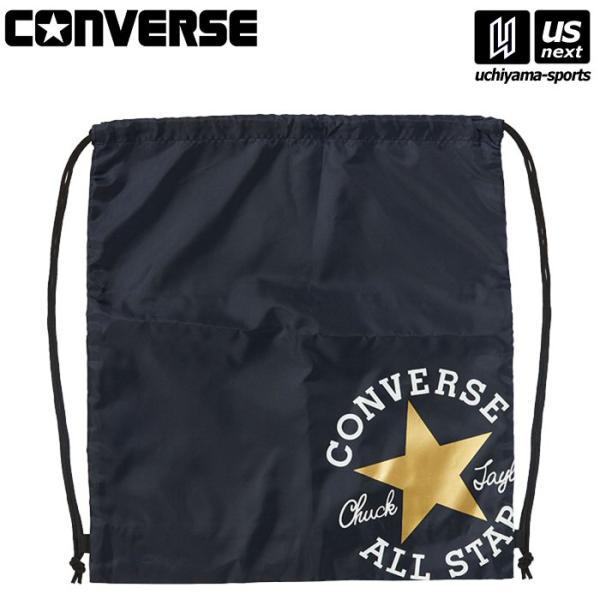 /メーカー コンバース（ CONVERSE ）/品名 ナップサック（L）/品番 C2255092/カラー 2982（ネイビー×ゴールド）/サイズ W47cm×H52cm/重量 110g/素材 ポリエステル/生産国 中国/サイドにファスナー付...
