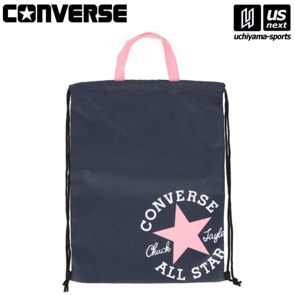 /メーカー コンバース（ CONVERSE ）/品名 ナップサック（M）/品番 C2255093/カラー 2961（ネイビー×ピンク）/サイズ 48×36cm/重量 72g/素材 ポリエステル/生産国 中国/CONVERSEのナップサック。...