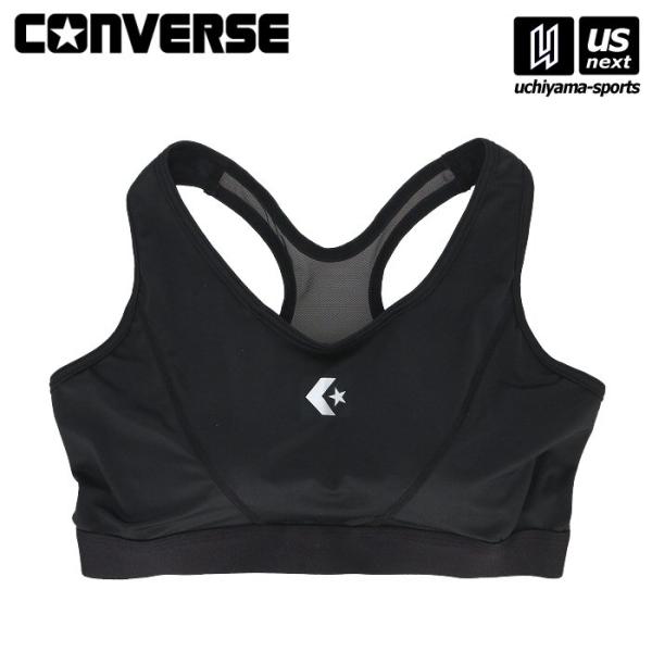 /メーカー コンバース（ CONVERSE ）/品名 スポーツブラ /品番 CB351953/カラー 1900（ブラック）/サイズ S・M・L・O/素材 表地：ポリエステル 84%・ポリウレタン16　裏地：綿100%/生産国 中国/コンバー...