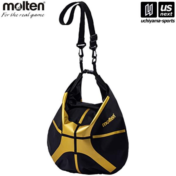 /メーカー モルテン（molten） /品名 バスケットボール1個入れ /品番 EB0031KZ /サイズ 幅43×高さ48cm（5〜7号収納可） /カラー 黒ゴールド /素材 ナイロン /商品説明 上部を巻いて、バックルをとめるだけの簡単...