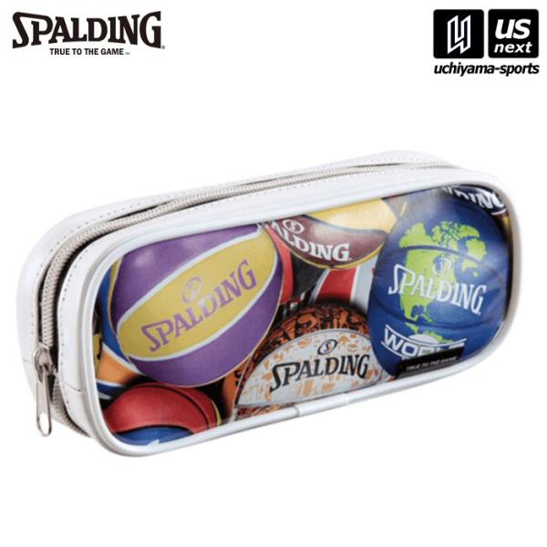 /メーカー スポルディング/品名 プリントペンケース ホワイト/品番 SPF130W/サイズ W210×H85×D50-70mm/カラー ホワイト/素材 【表地】PVC、PE、ポリエステル/重量 80g/ファスナーを一周ぐるりと開けるとペン...