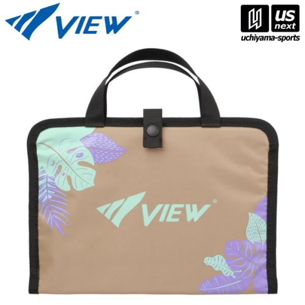 /メーカー タバタ／ビュー（TABATA／VIEW）/品名 プールポーチ/品番 VA0308/サイズ 本体サイズ：260×365mm （折り畳み時 260×180mm) ※取っ手含まず/カラー BGLV（ベージュ/ラベンダー）/素材 本体：...