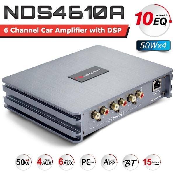 NDS4610A+NDS-10B (セット) 6ch DSP (デジタル信号処理) 4ch アンプ