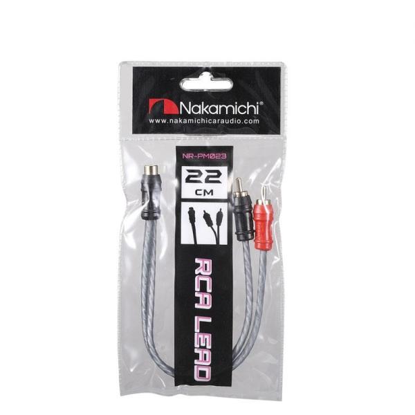 音楽の感動を世界の人々に伝える日本が誇る高品質ブランド Nakamichi オーディオYアダプター：NR-PM023です。●仕様：1メス-2オス,長さ：22ｃｍ