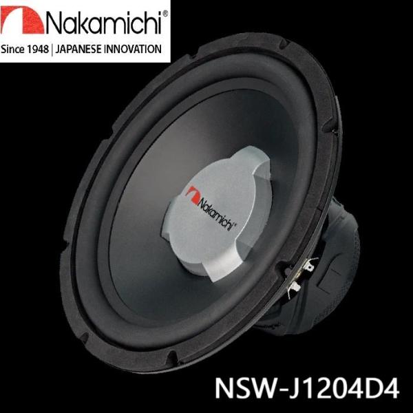 NSW-J1204D4 30cm（12インチ）4Ω DVC Max.2800W ナカミチ Nakamichi