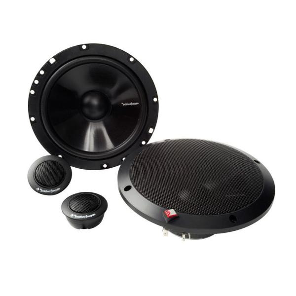 Rockford Primeシリーズ17cm (6.75")2wayコンポーネントスピーカーR1675-S（左右セット）です。 最大入力:80W， 定格入力:40W， 公称インピーダンス:4Ω， 周波数特性:55Hz〜20kHz， 能率:8...