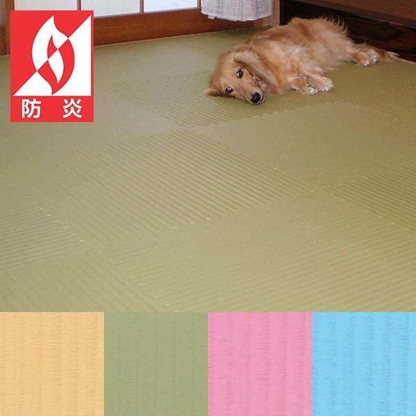 ジョイントカーペット 防炎 ジョイントマット 和風 たたみ風 おしゃれ 撥水 抗菌 和室 おすすめ ポイント2倍 Lic Mzw 0008 うさぎ屋 資材 Diy館 通販 Yahoo ショッピング
