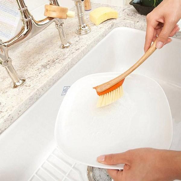 食器洗いブラシ ブラシ たわし ディッシュブラシ お皿洗い用ブラシ ハンドル 取っ手 うさぎ屋 株式会社一兎 通販 Paypayモール