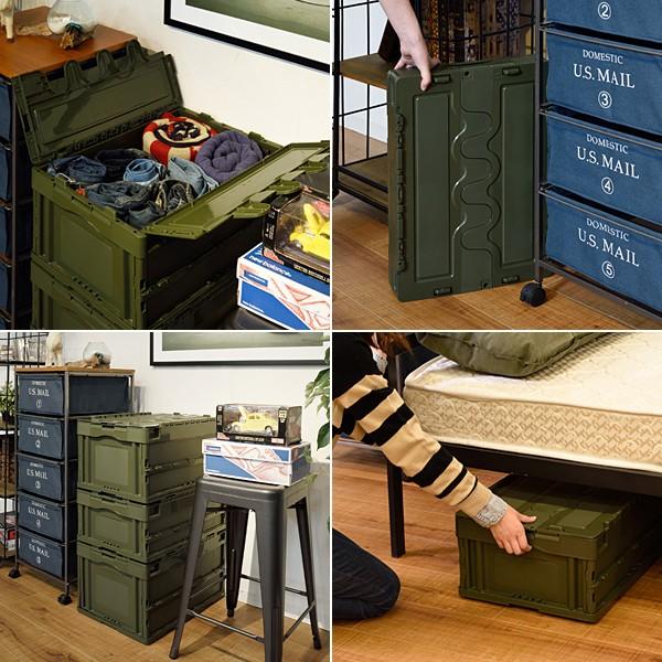 コンテナ 折りたたみ 収納ボックス 箱 おしゃれ 屋内 屋外 押入れ 玄関 収納 Box Buyee Buyee Japanese Proxy Service Buy From Japan Bot Online