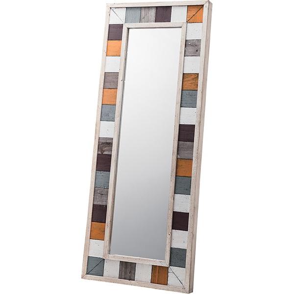 スタンドミラー おしゃれ 姿見 鏡 ミラー ウッドタイル 木目 おしゃれ 北欧 カラフル Buyee Servis Zakupok Tretim Licom Buyee Pokupajte Iz Yaponii