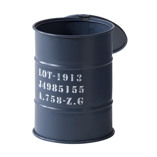 ゴミ箱 おしゃれ 小物入れ 収納ボックス ふた付き トラッシュ缶 インテリア ドラム缶風 かっこいい アメリカン 雑貨 うさぎ屋 株式会社一兎 通販 Paypayモール