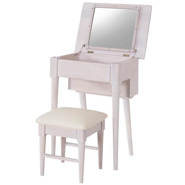 東谷 ドレッサーセット スツール 椅子 白 ホワイト 鏡 ミラー : うさぎ